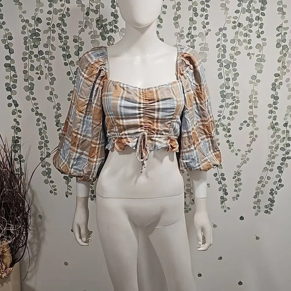 NWOT Show Me Your MuMu Jenna Top Sz M - Picture 3 of 12